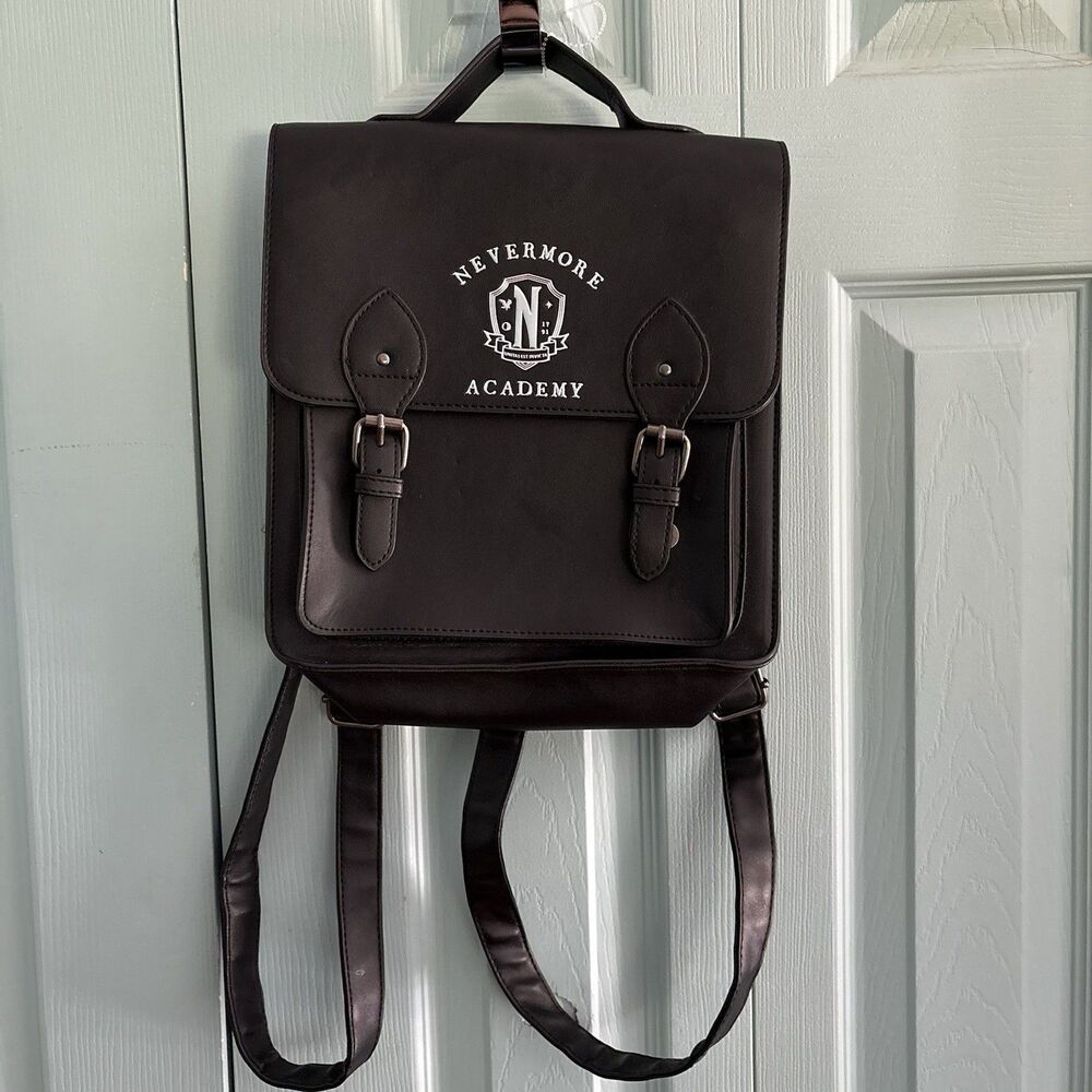 Officially Licensed Wednesday Nevermore Academy Backpack Pre-owned